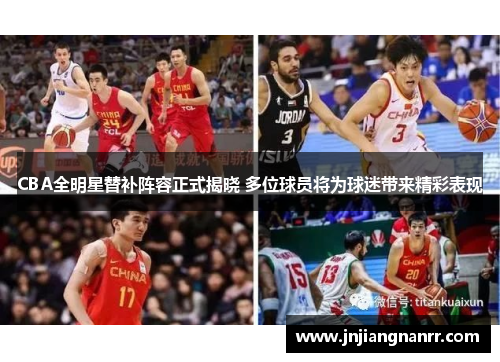 CBA全明星替补阵容正式揭晓 多位球员将为球迷带来精彩表现